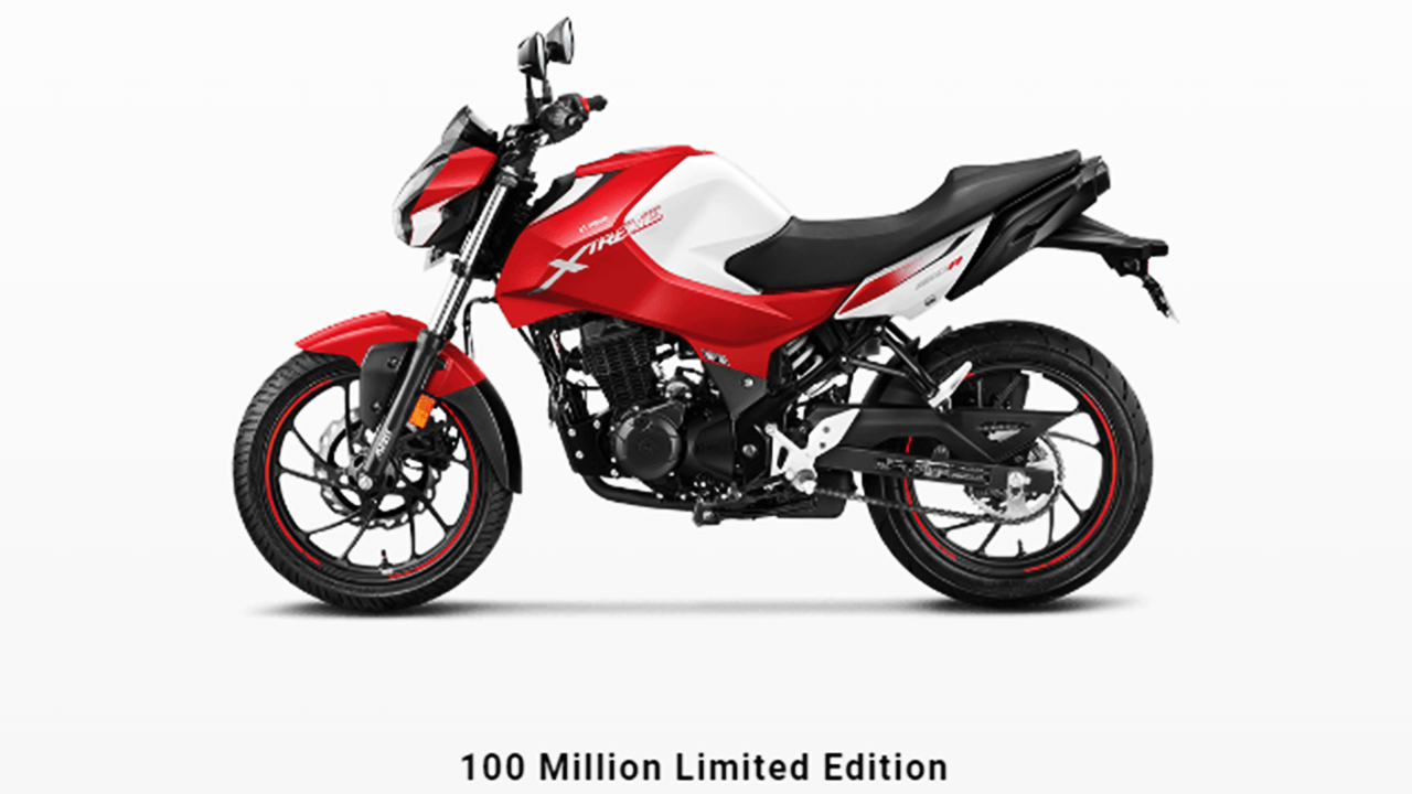 Hero Xtreme 160r 100 Million Edition Price Specs Photos Reviewrgb Bikes